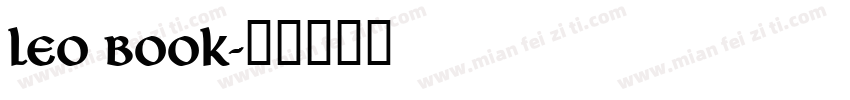 Leo Book字体转换